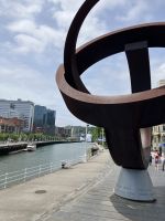 Spanien, Bilbao, Fluss Nervión