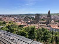 Spanien, Burgos, Ausblick auf die Kathedrale