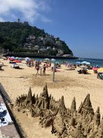 Spanien, San Sebastian, Strandleben