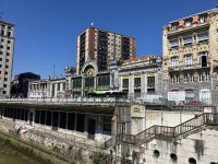 Spanien, Bilbao, Bahnhof nach Santander