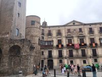 Barcelona. Römisches Aquädukt und Bischofssitz 