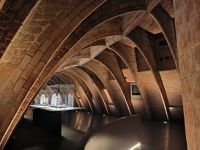 Dachkonstruktion im Casa Mila