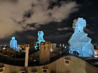 Auf den Dach des Casa Mila