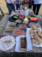 Spanien, Santa Trega Berg, Spanisches Picknick