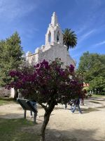 Spanien, Muschelkirche auf der Insel La Toja