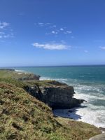 Spanien, Santander, Blick auf die wilde Küste Kantabriens