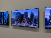 Spanien, Bilbao, Guggenheim Museum, digitale Kunst