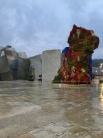 Spanien, Bilbao, Guggenheim Museum, Puppy von J. Koons
