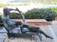 Skulptur in Tossa de Mar 