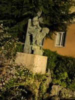 Montserrat. Nachts am Brunnen