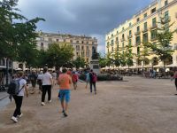 Girona. Placa de la Independencia 