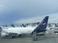 Unser Flieger von Frankfurt nach Madrid - Spanien