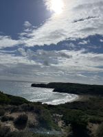 Landschaft, Bucht, Küste, Menorca, Spanien