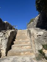 Wanderweg, Strand, Bucht, Menorca, Spanien