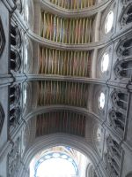  Die Decke der Almudena Cathedrale - Madrid, Spanien 