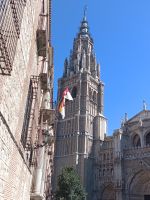 Der Turm der Cathedrale von Toledo, Spanien 