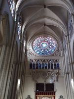 Die Rosette in der Cathedrale von Toledo - Spanien