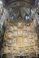 Der Hauptaltar in der Cathedrale von Toledo, Spanien