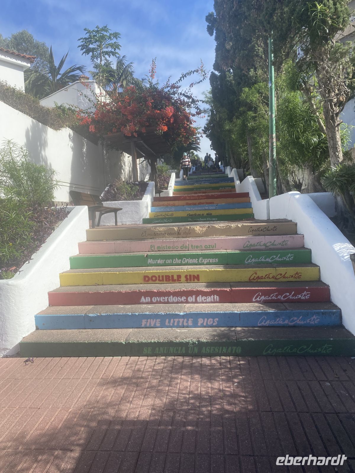 Agatha Christie Treppe Puerto de la Cruz 