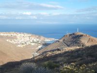 Blick auf San Sebastian de la Gomera/Christusberg/Teide/Kanaren