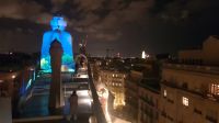 Barcelona - Casa Mila - Licht- und Musik-Show auf dem Dach 03 &ndash; &copy; Anke Nicke (Eberhardt TRAVEL)
