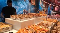 Meeresfrüchte Markthalle Boqueria Barcelona &ndash; &copy; Anette Rietz (Eberhardt TRAVEL)
