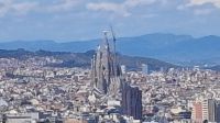 Blick von Montjuic auf Sagrada Familia Barcelona &ndash; &copy; Anette Rietz (Eberhardt TRAVEL)