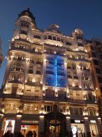 Abendstimmung in der Gran Via - Madrid &ndash; &copy; Marieta Beck (Eberhardt TRAVEL)