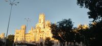 Cibeles Palacio in der Abendsonne - Madrid &ndash; &copy; Marieta Beck (Eberhardt TRAVEL)