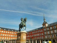 Plaza Mayor und die Staue von König Philipp III. - Madrid  &ndash; &copy; Marieta Beck (Eberhardt TRAVEL)