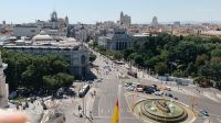 Aussicht von Observation Deck Cibeles auf Gran Via - Madrid &ndash; &copy; Marieta Beck (Eberhardt TRAVEL)