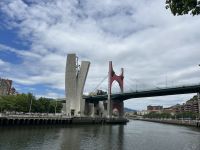 erster Blick zum Guggenheimmuseum &ndash; &copy; Birgit Kirchner (Eberhardt TRAVEL)