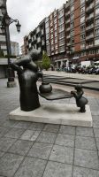 Bronzeskulptur Oviedo  &ndash; &copy; Beate Klingebiel (Eberhardt TRAVEL)