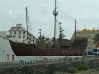 Nachbau der Kolumbus-Karavelle in Santa Cruz