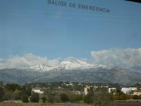 Schnee auf der immergrünen Insel