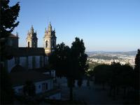 Blick aus dem Hotelzimmer in Braga