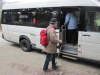 ...nun schnell in den Bus und zurück ins Hotel!