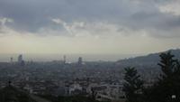 Blick auf Barcelona vom Park Güell aus
