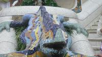 im Park Güell Barcelona_der Salamander