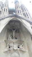 HInterseite der Sagra Familia in Barcelona