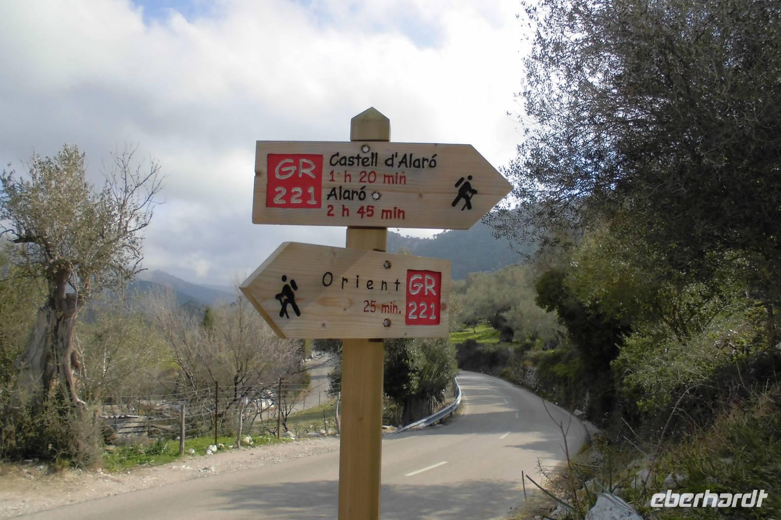 Unser erstes Tagesziel - Castell d'Alaró