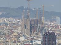 Barcelona - Blick zur Sagrada Familia