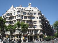 Barcelona - Casa Mila - mehr Skulptur als Haus