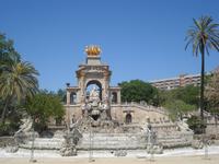 Barcelona - Wasserfallbrunnen im Zitadelle Park