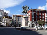 Burgos - El Cid Platz mit Denkmal