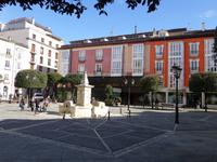 Burgos - Plaza Calvo Sotelo mit Lammrestaurant