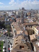 Valencia - Blick auf die Stadt mit Plaza Rotunda