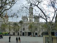Valencia - Rathaus am Plaza Espana