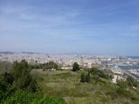 Blick auf Barcelona vom Montjuic