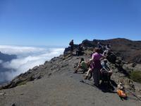 Rast über den Wolken